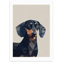 East End Prints Daschund Print