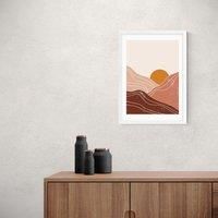 East End Prints Sunset Landscape Print