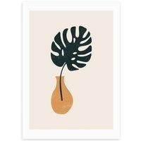 Monstera Vase Wall Art Print Various Sizes