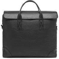Bolongaro Trevor Men's Real Leather Karl Crossbody Satchel in Black