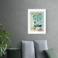 East End Prints Relaxing Bath Print
