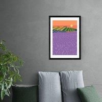 East End Prints Lavender Fields Print