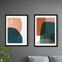 Set of 2 East End Prints Contrast Prints
