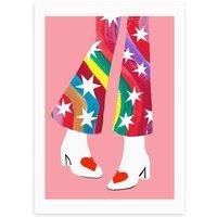 East End Prints Rainbow Pants Print by Keren Parmley