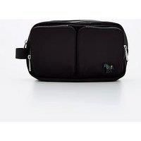 Ps Paul Smith Zebra Nylon Washbag - Black