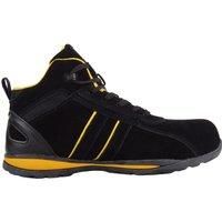 Mens Suede Lace Up Two Tones Safety Work Trainers Sneakers