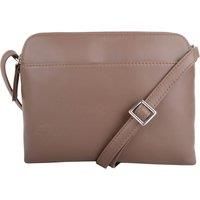 Genuine Soft Leather Crossbody Shoulder Handbag with Adjustable Strap