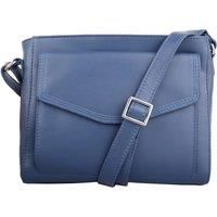 Cross Body Shoulder Genuine Soft Leather Pocket Detail Handbag