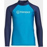 Freespirit Kids' Long Sleeve Rash Vest, Blue