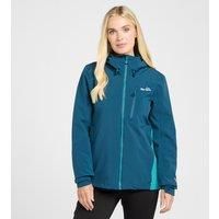 Peter Storm Women/'s Malham Stretch Waterproof Jacket with Adjustable Wired Peak Hood, Women/'s Rain Coat, Blue, UK20