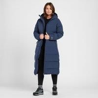 NORTH RIDGE Women/'s Long Line Roaming Jacket with Generous Hood, Water Repellent and Insulated Women/'s Coat, Women/'s Winter Coat (UK, Numeric, 14, Regular, Regular, Navy)