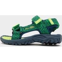 Peter Storm Kid’s Wave Sandals with Adjustable Velcro Straps, Water-Resistant, Lightweight, Comfortable (Green, UK Footwear Size System, Little Kid, Numeric, Medium, 2)