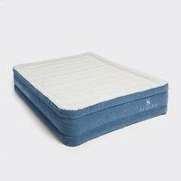 Hi-Gear King Sized Infinity Airbed with Built in 240V Pump & USB Port for Adults & Kids, Raised Height, Comfortable Inflatable Mattress, Ideal for Camping or Guests at Home, Carry Bag, Blue