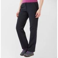 Women's Stretch Roll-Up Trousers, Black