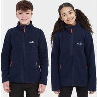 Kids' Full Zip Borg Fleece, Navy