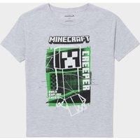 Kids' Minecraft Creep T-Shirt, Grey