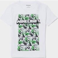 Kids' Minecraft Graffiti T-Shirt, White