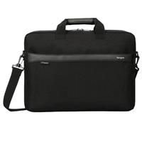 Targus Laptop Case, Fits Laptop up to 17.3", GeoLite Advanced Topload Case, Lightweight, Durable and Water-resistant Fabric with Removable and Adjustable Shoulder Strap - Black