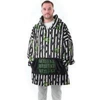 Beetlejuice Men's Blanket Hoodie (Adult Multicoloured)