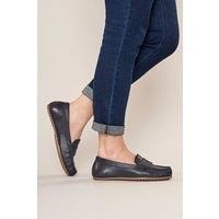 'Pipit' Classic Leather Moccasin Loafers