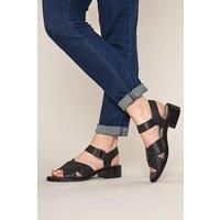 'Sapporo' Heeled Leather Sandals