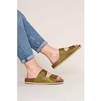 'Bavaria Waxy' Cork Footbed Sandals