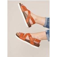'Towan' Leather Strap Cork Sandals