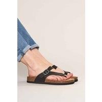 'Wilma 2' Toe-Post Cork Footbed Sandals