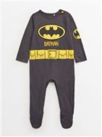 Novelty Halloween Batman Long Sleeve Sleepsuit Up to 3 mths