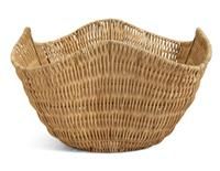 Habitat Rattan Wave Storage Basket - Natural