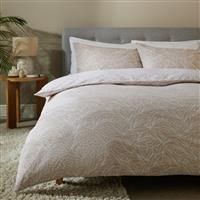 Argos Home Leaf Print Natural Bedding Set - Single