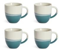 Habitat Dipped Set of 4 Stoneware Mugs