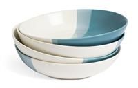 Habitat Dipped 4 Piece Stoneware Pasta Bowls