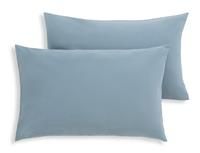 Habitat Cotton Rich Standard Pillowcase Pair - Denim