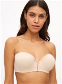 Beige Plunge Multiway Moulded Bra 38B