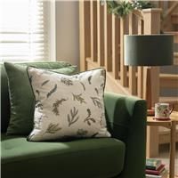 Argos Home Christmas Foliage Print Cushion Cover - 2 Pack