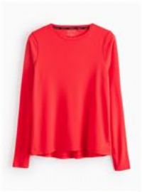 REAKTIV Red Mesh Long Sleeve Workout Top S