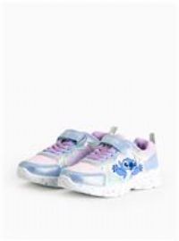 Disney Stitch Lilac Iridescent Chunky Trainers 8 Infant