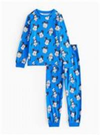 Blue Disney Mickey And Friends Printed Pyjamas 2-3 years