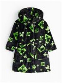 Minecraft Fleece Dressing Gown 11-12 years