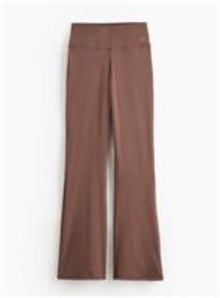 REAKTIV Taupe Soft Touch Yoga Kick Flare Legging XL
