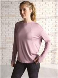 REAKTIV Yoga Long Sleeve Mauve Marl Top L