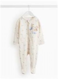 Peter Rabbit Grey Fleece Lined Sleepsuit 6-9 months