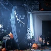 Argos Home Halloween RIP Pop Up Coffin Decoration