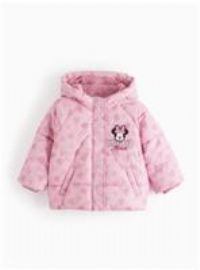 Disney Minnie Mouse Character Pink Puffer Jacket 4-5 years