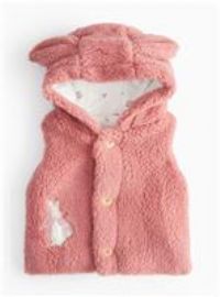 Peter Rabbit Pink Borg Fleece Gilet 9-12 months