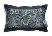 Habitat x Morris & Co. Sunflower Velvet Cushion - Navy