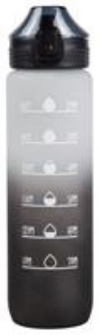 Home Grey Ombre Tracker Sipper Water Bottle - 1 litre