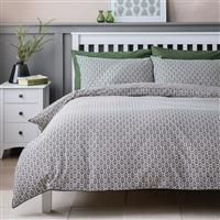Habitat Woodblock Geo Print Bedding Set - King size
