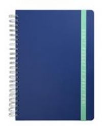 Home A4 100 Page Ruled Road Trip Notebook - Dark Blue